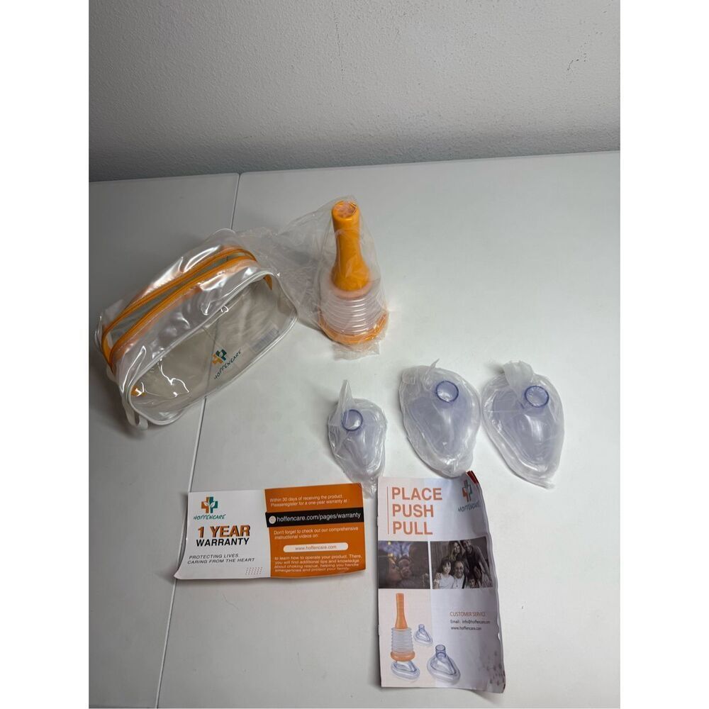 New Hoffencare Home Kit for Kids and Adults, Portable, Orange